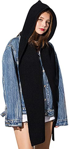 ITODA Schal Winter Unisex Strickschal Damen Herren