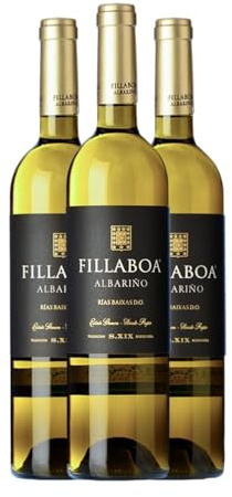 Fillaboa Albariño Rías Baixas 75 cl Vino blanco (Caja de 3 Botellas de 75 cl)