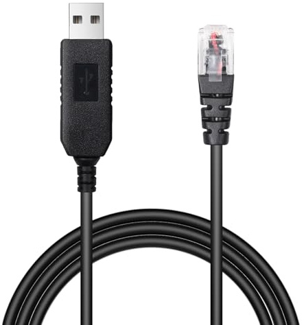 Sousery 3.3FT USB to RJ11 Plug Cable,Radar Detector Cable Compatible with Escort Uniden Beltronics Radenso XP Cobra Whistler,Replacement Power Cord for Radar Detectors