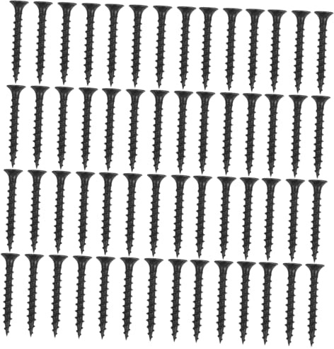 TOPBATHY 100pezzi Autofilettanti Auto-perforanti in Acciaio Al Carbonio Con Punta Affilata Per Cartongesso e Mensole Resistenti All Usura e Umidità Per Muro e Progetti Te