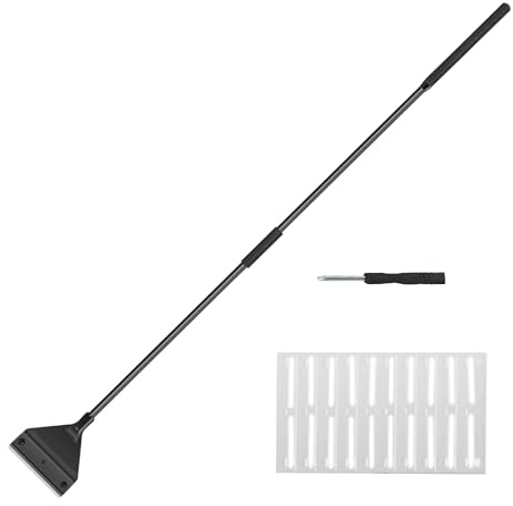 Jeruytgh Aquariumalgenschaber, Fischtank-Peeling, Aquarium-Glasreiniger, Nicht-Schlupf-Griff, Mehrzweckgebrauch, 40 Cm/15,75 Zoll, Für Tiertanks, Terrarium, Teichwartung