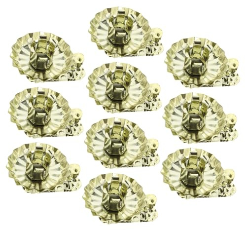 WEKADRIN 10pezzi Portacandele Per Albero Di Natale Clip in Metallo Per Candele Decorazioni Natalizie Clip Per Candele Per Feste Di Natale