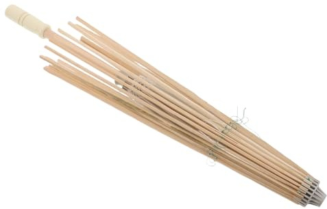 YARNOW Marco de Paraguas de Bambú Estilo Chino para Sombrilla de Papel de Aceite Estructura Decorativa Resistente para Bodas Escenarios y Proyectos DIY