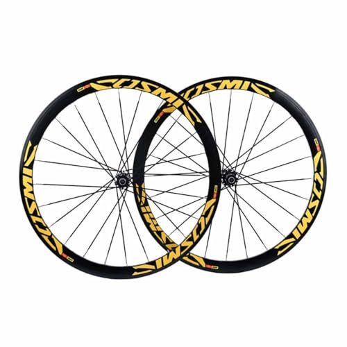 Drahtreifen Laufradsatz 700C*23-35C Scheibenbremse Rennrad Vorder- Und Hinterräder 40mm Doppelwandfelge, 100/135mm Schnellspanner, 7/8/9/10/11/12Gang-Kassette, Presta-Ventile