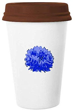Kornblumen-Honig-Tasse Deutsch Europa Kaffee Trinkglas Keramik Tasse Deckel