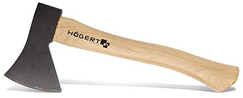 SOTECH Axt 800g mit Holzgriff Beil Universalaxt Holzaxt
