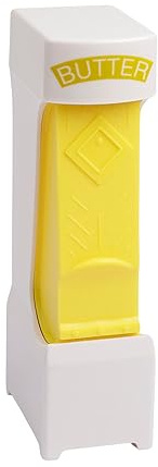 Marsrut 1 Packung Butterschneider, Edelstahlklinge, einfaches Ein-Klick-Streuwerkzeug, geeignet für schnelle Zubereitung von Butter und Käse, Kunststoff, Edelstahl