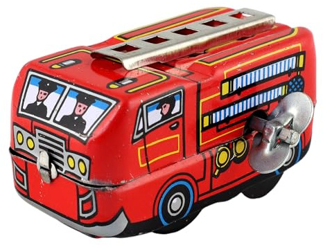 Freak Scene Blechspielzeug - Feuerwehrauto Leiterfahrzeug rot Feuerwehr