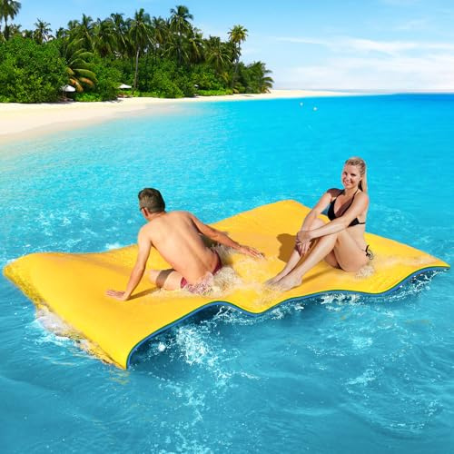 CTSC Floating Water Mat, 275 x 120cm Schwimmende Wassermatte, Wassermatt, reißfeste 3-lagigen XPE-Schaummatte, EIN toller Begleiter für Bootsfahrten und Poolspaß