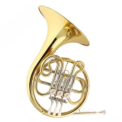 waldhorn Professionelles Waldhorn B-Blech-Messinginstrument aus weißem Kupfer