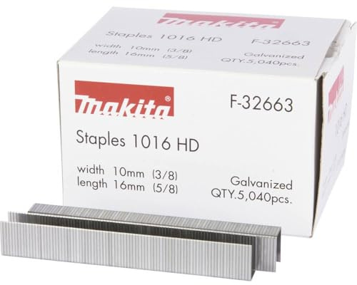 Makita F-32663 - Pinzas para grapas (5040 unidades, 16 x 10 mm)