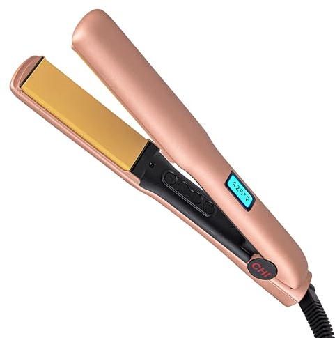 CHI Original Flat Iron Hair Straightener, 1.25, Prosecco Please
