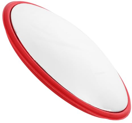 Espejo Convexo de Seguridad de Esquina 30cm Rojo para Garaje