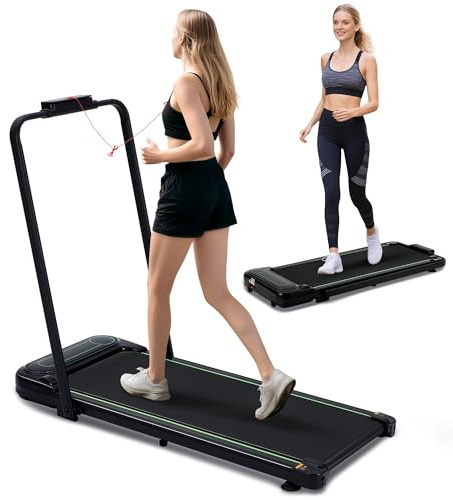 Alphaflow Walking Pad mit Steigung Laufband für Zuhause Laufband Schreibtisch Gehband Under Desk Treadmill for Home Leise Kompakt with LED-Anzeige Fernbedienung