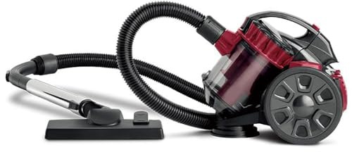 Aspiradora sin bolsa con potente motor para pelo de mascotas, rebobinado automático, compacto para alfombras, suelos, sofás, coches