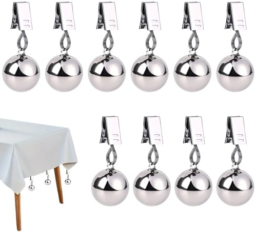 10 Pinces à Nappe résistantes Pinces Couverture Table avec Clip antirouille
