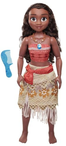 Disney Princesas - Muñeca Vaiana 80cm Totalmente Articulada - Muñeca y Accesorios para Jugar