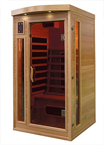 XXL Luxus LED Infrarotsauna Infrarotkabine-Wärmekabine Sauna +Radio USB MP3