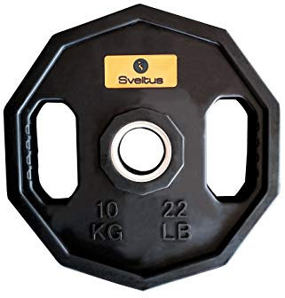 Sveltus olympia Scheibe 10 kg x1, 3833, Schwarz