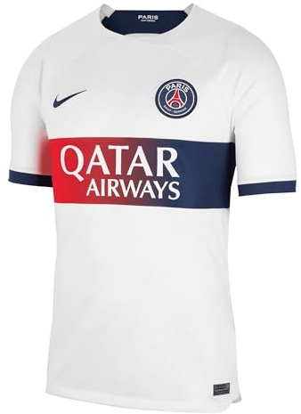 Nike Unisex Kids Shirt PSG Y NK DF Stad JSY SS Aw, White/Midnight Navy/Midnight Navy, DX2767-101, XL