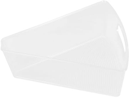 BESTonZON Bandeja De Forma De Fan Organizador De Snacks y Comida para Hot Pot Caja De Almacenamiento Multifuncional para Cocina y