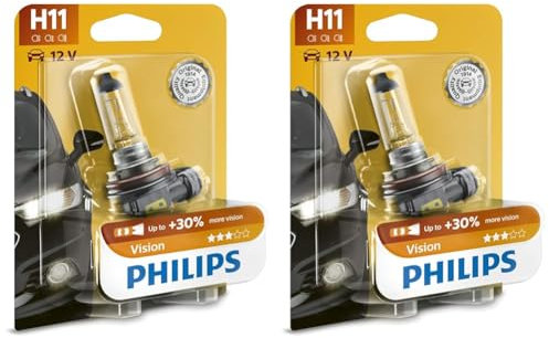 Philips 12362PRB1 Scheinwerferlampe Vision H11 (Packung mit 2)
