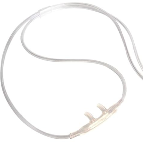 Salter Labs 50pk 1Ft Salter Style Adult Oxygen Nasal Cannula with Safe 3-Channel Design, Standard Connector 16SOFT-1-50