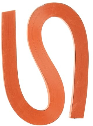 PATIKIL 120Stk Quilling Streifen Papier 3/8(10mm) 54cm Origami Papier Quillstreifen für Kunstgewerbe Handarbeit Weihnachten Orange