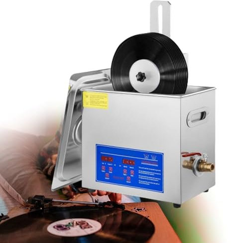 LFfwynog 6L Ultrasonic Cleaner, Auto Cleaning Machine with Heater for Carburetor Repairing Tools Parts Instrument