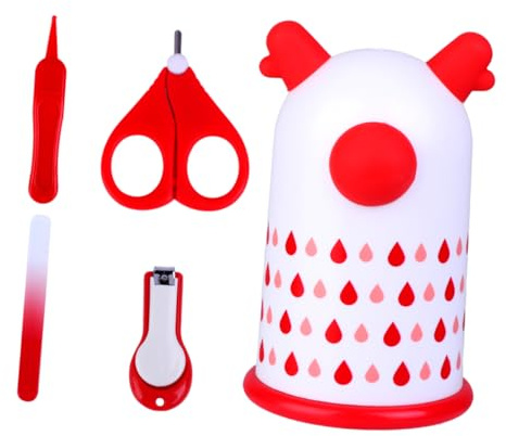 MOLUCKFU Nagelknipser Für Junge Mädchen Nagelpflegeset Mit Feile Pinzette Schere Und Aufbewahrungsbox Für Infant Pflege Kit