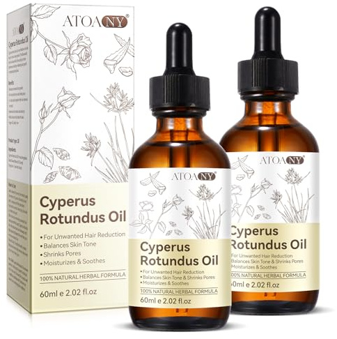 Cyperus Rotundus Oil, Cyperus Rotundus Oil for Hair Removal, Reduce the Appearance of Unwanted Hair, Moisturising & Soothing Skin,Suitable for All Skin Types