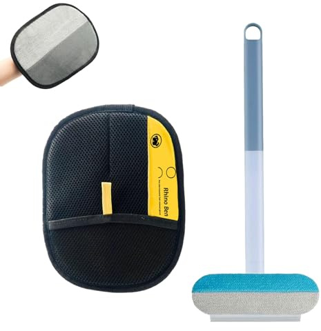 1 Gant Poils Animaux,Yomi pet Gant pour Les Poils d'animaux de Compagnie pour Chiens et Chats（B