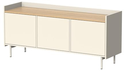 Vicco Lowboard Velina, Cream, 140 x 63 cm