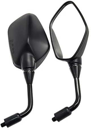 Specchi Moto Specchietti retrovisori per moto Specchietti laterali neri per estremità del manubrio per moto Specchietto Moto