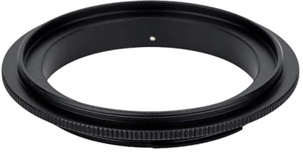 49 52 55 58 62 67 72 77mm Macro Reverse Lens Adapter Ring Compatible for Canon EOS EF Mount(49mm for EOS)