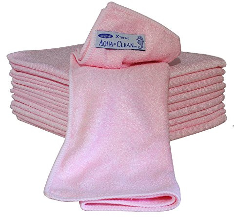 Aqua CLEAN Microfaser X-Treme Tücher 10er Set (pink)