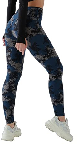 Luxleg High Waist Womens Leggings - Active Workout Leggings - Tummy Control Soft Ankle Length Leggings for Women(L-XL, Earth Day Leggings)