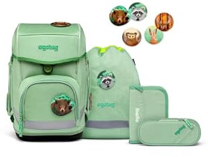 ergobag cubo Set ergonomischer Schulrucksack, Set 5-teilig