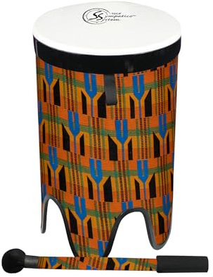 Toca Nesting Drums Freestyle II Tom Tom, Größe 12, Kente Cloth, TSSNT-12K-FDP