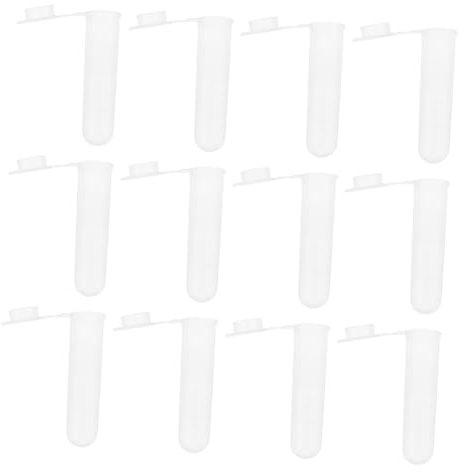 DOITOOL Lot de 300 Tubes à Centrifuger 5ml en Plastique, Éprouvettes Transparentes pour Laboratoire, Mesure Précise et Observation Facile