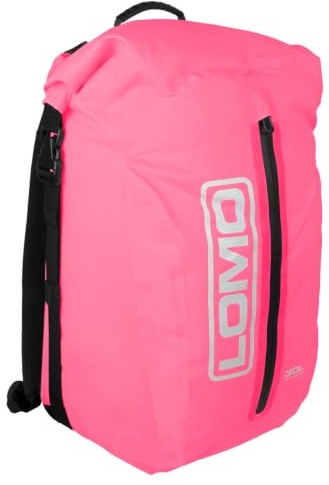 Lomo Dry Bag Daysack 30L - Pink Wasserdichter Rucksack Roll Down DryBag Rucksack