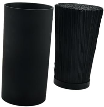 BRIGHTFUFU 1pezzi Portacoltelli Da Cucina Plastica Nero Supporto Utensili Multifunzionale Per Cucina e Casa Design Stabile e Salvaspazio Facile Da Pulire e Ottimo Per Amici