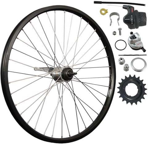 Laufrad 26 Zoll Hinterrad Ryde Andra 40 Shimano Nexus 3 Gang Nabenschaltung RBN schwarz