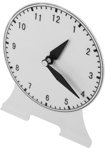 PHENOFICE 1pc Creative Clock Toy 12 Hour Aprende A Decir Time Clock Modelo Suplementos Escolares