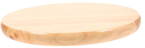 Angoily Tabouret Bar Siège Rond Bois Massif Pour Remplacement Assise Robuste Pour Chaise De Salle à Manger Surface Lisse Accessoire Pour Mobilier Bois
