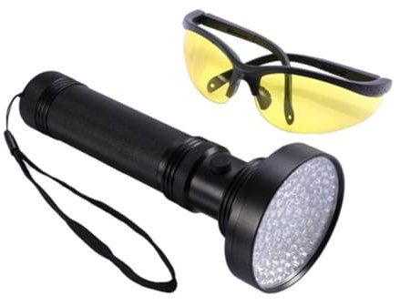 DIYEAH Led-taschenlampe Mit Uv-scanner Für Gelddetektor Haustierurin-spuren Jagd Nm Leds Keine Batterie Enthalten