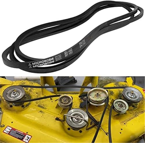 DEMULAX Cinghia trapezoidale for tosaerba da 48 adatta for John Deere, GX21833 GX20571 D140 D150 D160 L120 L130 LA130 LA140 LA145 LA155 LA165 X140 ecc. Cinghia di trasmissione per trattorini da giard