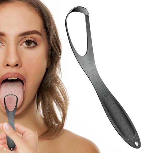 Raschietto da reistong - Rinfrescante per l'alito a forma di ventaglio - Igiene dentale versatile per viaggi e uso quotidiano