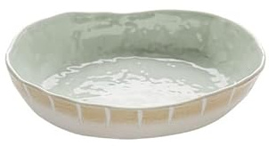 KJHZCE Ensaladera de cerámica ovalada retro, for el hogar, for sopa, verduras, frutas y cocina (1)(4)