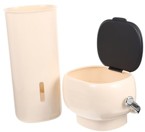 WHAMVOX Portabicchieri Automatico per Bicchieri di Carta Coperchio, Realizzato in Abs, per Distributore D'acqua e Frigorifero